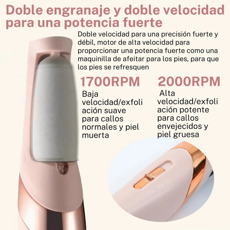 Aparato De Pedicura Eléctrico Con Papel De Lija Para Pies