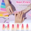 TsMADDTs Nail Buffers and Files, 6PCS Nail Buffer Blocks, 6PCS