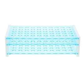 Unbranded 50 Slot Hole Centrifuge Lab Test Tube Holder Rack for 10ml Test Tubes - Blue
