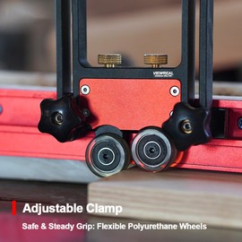 Versatile Bearing Roller Featherboards for Table Saw and Router Table Fence: Precise Cutting and Enhanced Safety with Featherboards for Table Saw Accessories