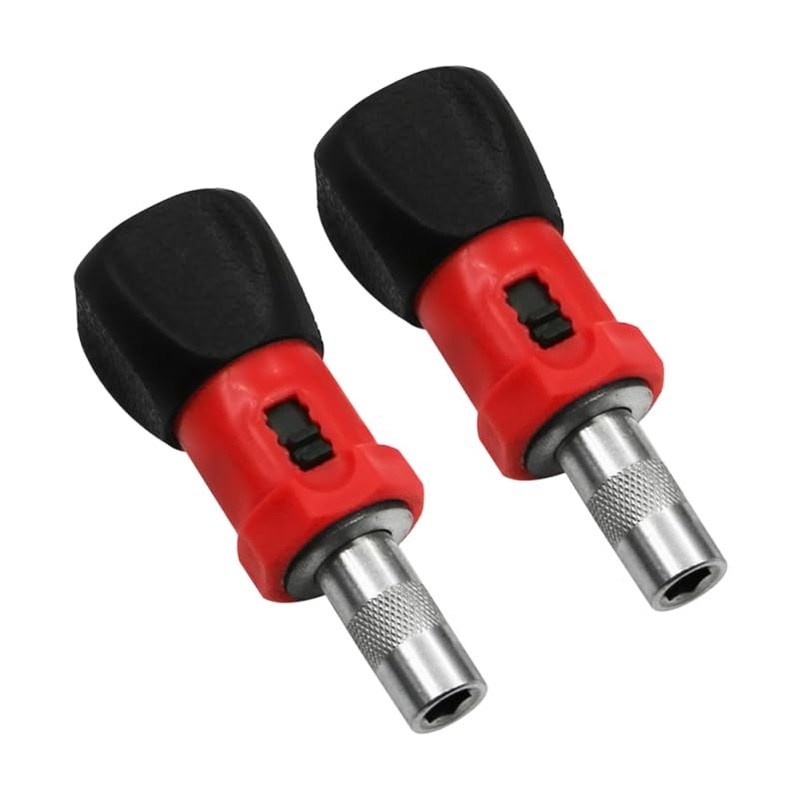 TOVINANNA 2pcs 6.35mm Driver Handle Bit Holder Driver Handle 6.35mm