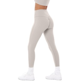 PAVOI ACTIVE FlexFlow Collection | Women's Sculpting High Waisted Low Impact Full Length Gym Yoga Leggings | X-Small, Moonstruck, 25"