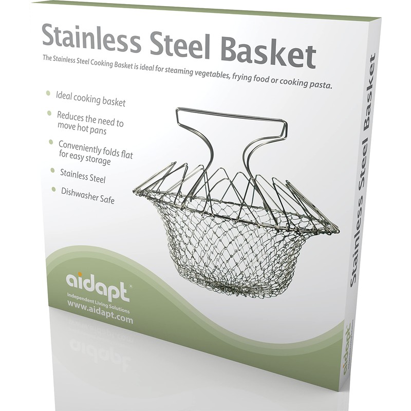 Stainless Steel Wire Cooking Basket Strainer Fryer Ideal for Steaming