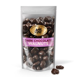 Superior Nut Chicago Dark Chocolate Covered Walnuts - Gourmet Crunchy Walnuts, Rich Omega-3s & Antioxidants - Resealable 2 lb Bag