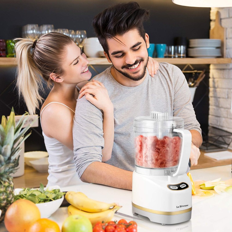 La Reveuse Electric Mini Food Processor Small Chopper 200 Watts