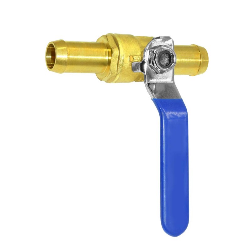 Joywayus 5/8" Ball Valve Barb Valve Shutoff Valve Brass Fitting