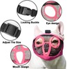 JYHY Short Snout Dog Muzzles- Adjustable Breathable Mesh Bulldog Muzzle