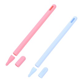 Hemobllo 2 Piezas Cubierta De Punta Funda para Lápiz Táctil Cubierta De Lápiz Óptico Stylus Pen Tips Manera Capa Caso De Lápiz Táctil Segunda Generación Gel De Sílice Tapa De Punta