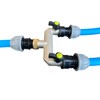 Mdpe Water Supply Pipe Compression Fittings with Metal Manifold/Splitter,Available for