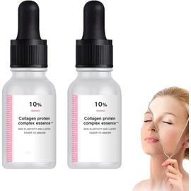 2022 New Sheep Placenta Collagen Serum,2Pcs BlemishSkin Corrector Serum,Collagen Protein Complex Essence Anti Wrinkle Serum for Face,Moisturizing Brightening Repair Serum