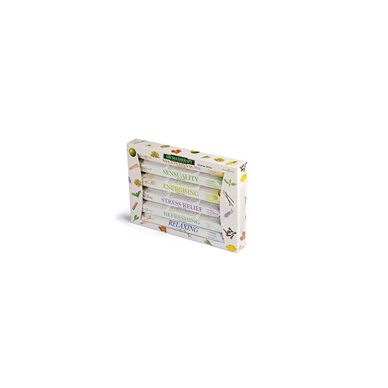 STAMFORD INC. 37322 Premium Aromatherapy Hex Range Incense Sticks -