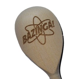 FastCraft Bakinga Big Bang Theory Sheldon inspirierter Holz-Backlöffel, Holz, Küche, Kochen, Geburtstag, Geschenk, Lasergravur