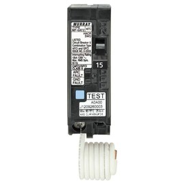 15 Amp AFCI/GFCI Dual Function Circuit Breaker