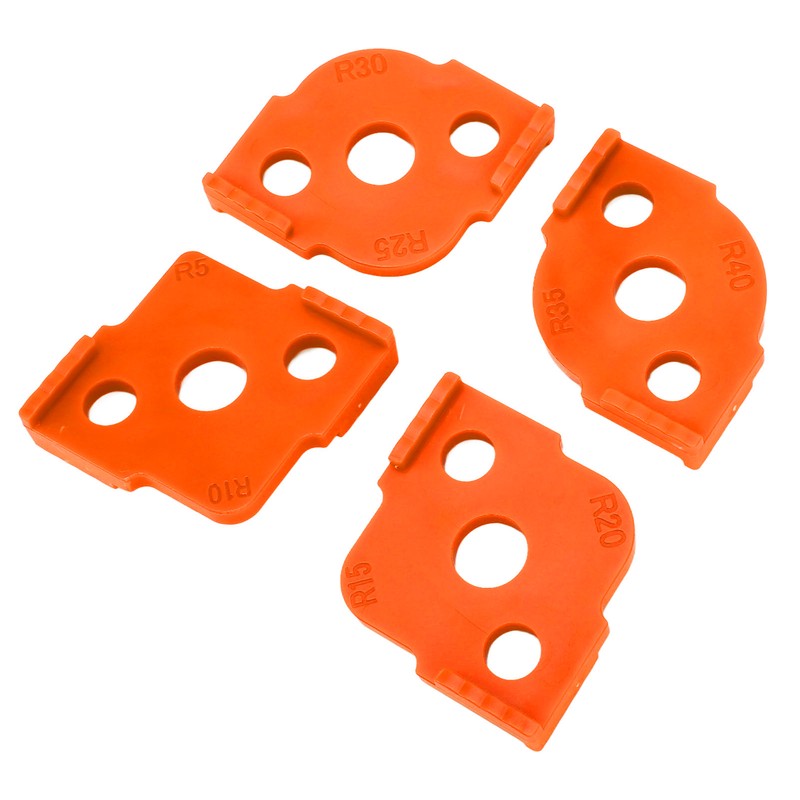 4PCS R Corner Templates Round Angle Radius Jig Routing Template
