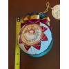J&L Designs Quilted Christmas Ornament With Santa & Snowman Handmade