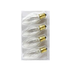 UI PRO TOOLS Clear Night Light Bulb Replacement Bulbs 5W 120V - 4 CT