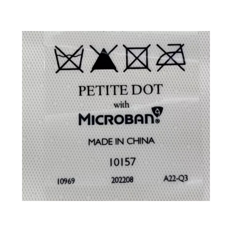 Manchester Mills Protect360° Shower Curtain 42x72 Petite Dot Beige Microban®