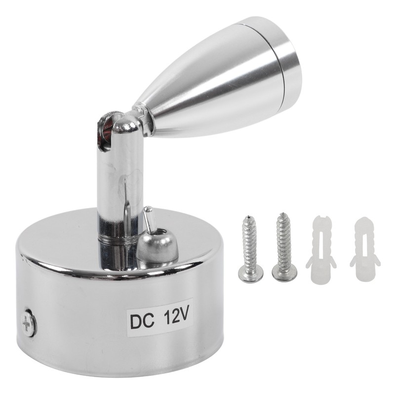 12V 3W LED Small Spotlight Warm White Swivel Reading Lamp