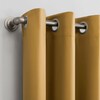 Sun Zero Easton Energy Saving Blackout Grommet Curtain Panel, Gold,