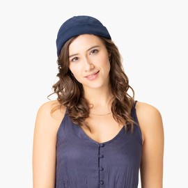 Hutshopping Cotton Docker Cap Men's Hat 100% Cotton Docker One Size (54-61 cm) Cap with Velcro Fastener in Various Colours Can be Worn All Year -