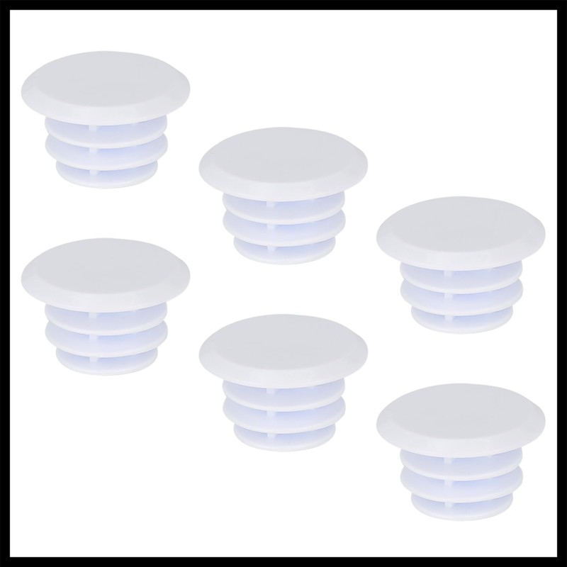 Hihaha 6pcs Cycling Handlebar Bar Rubber End Plugs Caps Locking