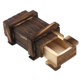 EMSea S Size Magic Box Gift Puzzle Box Wooden Secret Compartment for Puzzles Hidden Money Cards Collection Coin Adults Children