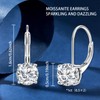 Ctarlitu Moissanite Stud Earrings For Women, Lab Created Moissanite Earrings
