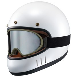 Marushin Industrial Motorcycle Goggles Gloss Black 52002310 F