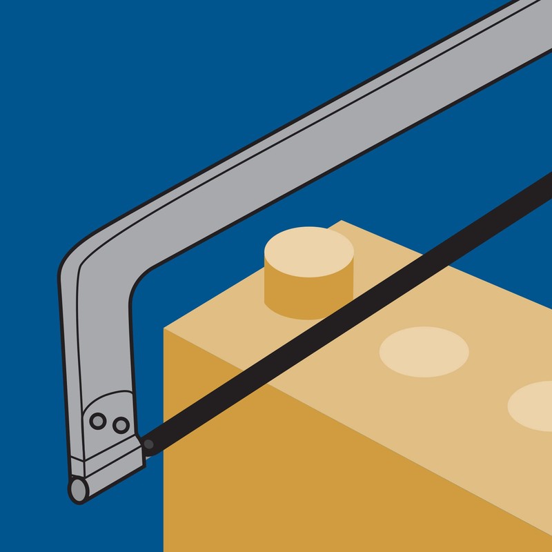 Century Drill & Tool 04950 General Hacksaw Frame, 10" and