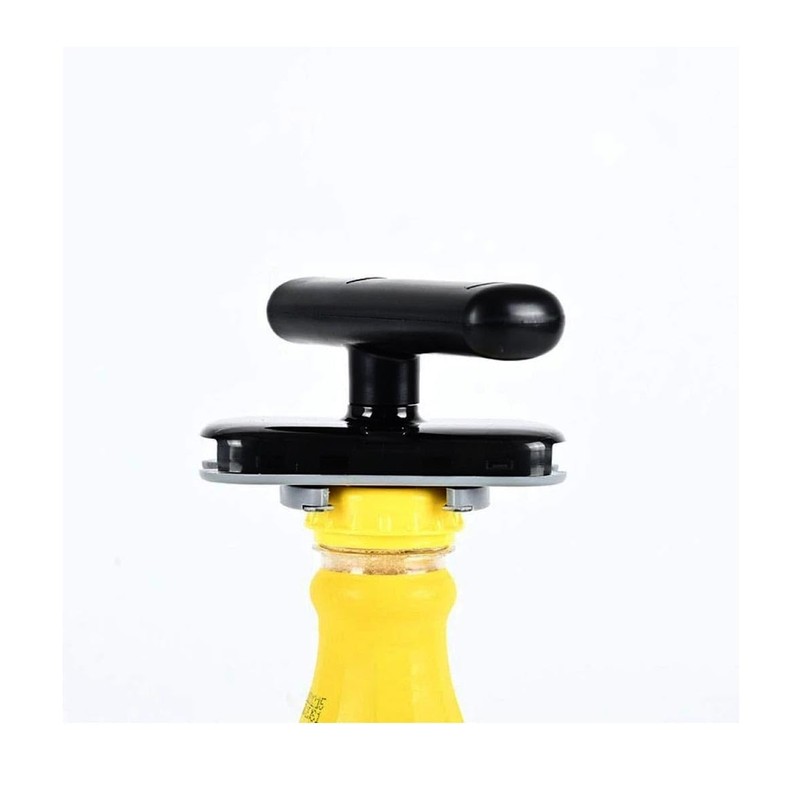 Jar Opener with T-Handle Grip, Adjustable Manual Can and Bottle