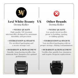 Derma Roller Para Piel, Cabello Y Barba - Rodillo De Microag