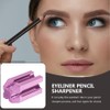 Healeved Eyebrow Pencil Sharpener Tool Makeup Pencil Sharpener Slot Flat-Tip