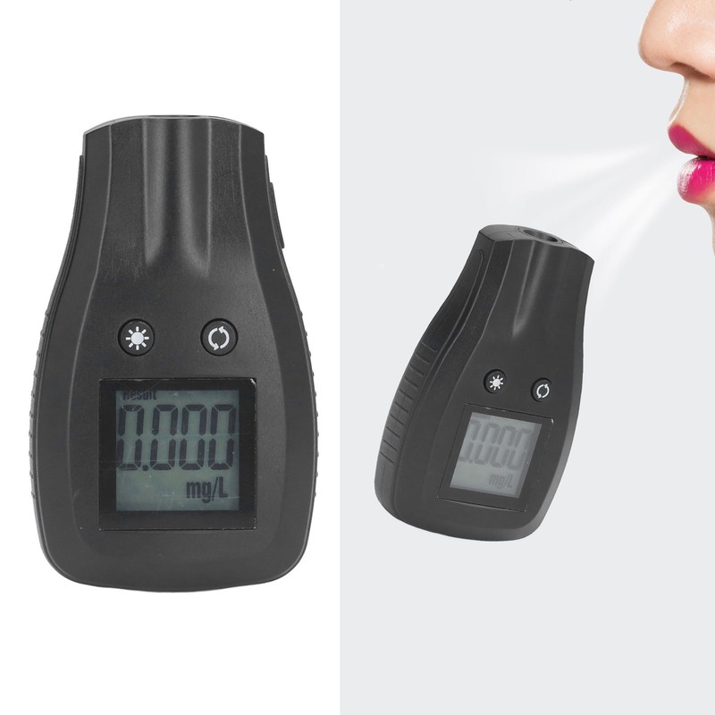 Alcohol Breathalyzer Automatic Alarm Rugged Case Small Accurate Alcohol Breathalyzer