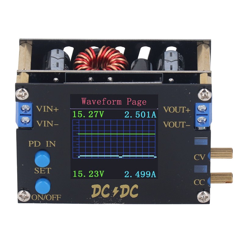 DC Buck Boost Converter Adjustable Voltage CC CV Power Supply
