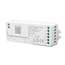 XXK 5in1 WB5 2.4GHz WiFi PWM 12V/24V LED Controller for Dimming CCT RGB RGBW RGBCCT LED Strip Lights Compatible with Alexa Google Home Siri Smart Life Tuya APP Control Work with RC03RF WR01RF etc