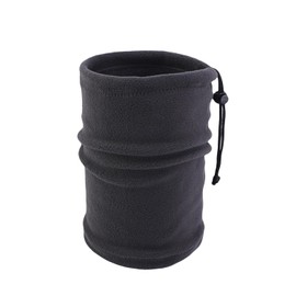 Lezevn Winter Kids Neck Warmer Fleece Windproof Neck Gaiter Face Covering Mask Kids Ski Mask for Cycling Motocycle Sports (dark grey)