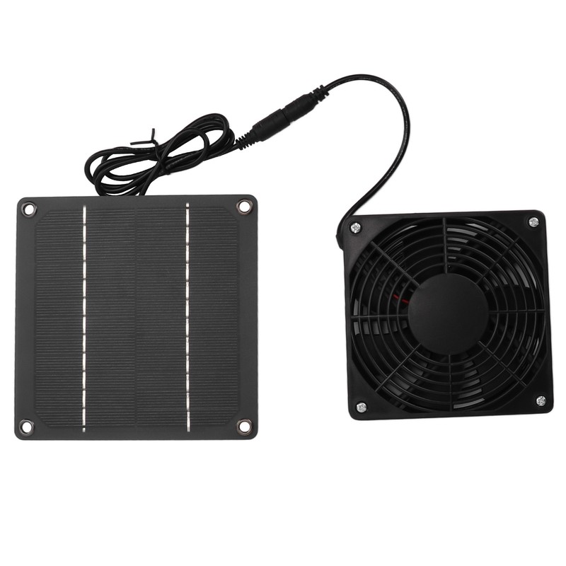 Solar Fan Effective Cooling Safety Protection Easily Install 3W 43.4CFM