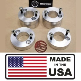 StreetRays [Originals] [SR] 2.5" Front & Rear Billet Leveling Spacers Lift Kit fits Honda CRV 97-01
