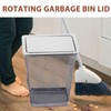 Kichvoe Stainless Steel Trash can Lid Replacement for Kitchen Countertop