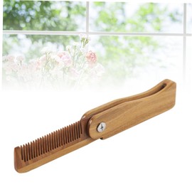Beavorty Sandalwood Beard Comb Wooden Hair Detangler Natural Hair Care Tool Gentle Scalp Massage Anti-static Men's