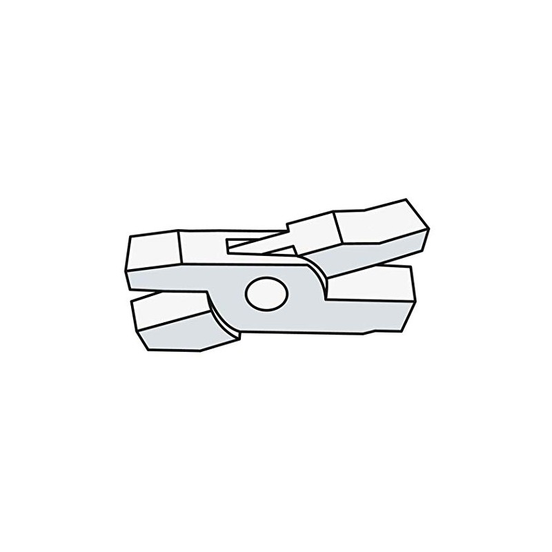 Stubai 282004 Tinsmith's Seaming Straight Pliers with Box Joint, Multi-Colour,