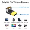 vgggrd 2 Pack HDMI Angle Adapter, 270 Degree 8K Male