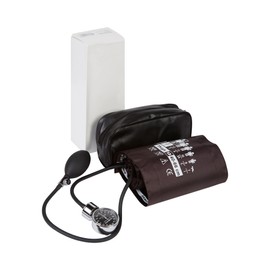 McKesson LUMEON Aneroid Sphygmomanometer - Pocket Blood Pressure Gauge and Thigh Cuff for Adults, Size Large - Brown, 23 cm to 40 cm, 1 Count
