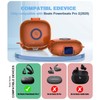 Case for Beats Powerbeats Pro 2，Safety Lock Switch，Clear TPU Protective