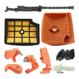 Carbhub Air Filter Cover Hoses Intake boot with Trigger Interlock Fit for MS200 MS200T 020T 020 Chainsaw Replace 1129 140 1902, 1129 182 0800