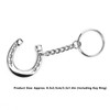 Horseshoe Keychain, Exquisite Snaffle Bit Keychain Horseshoe Shaped Keychain Horse