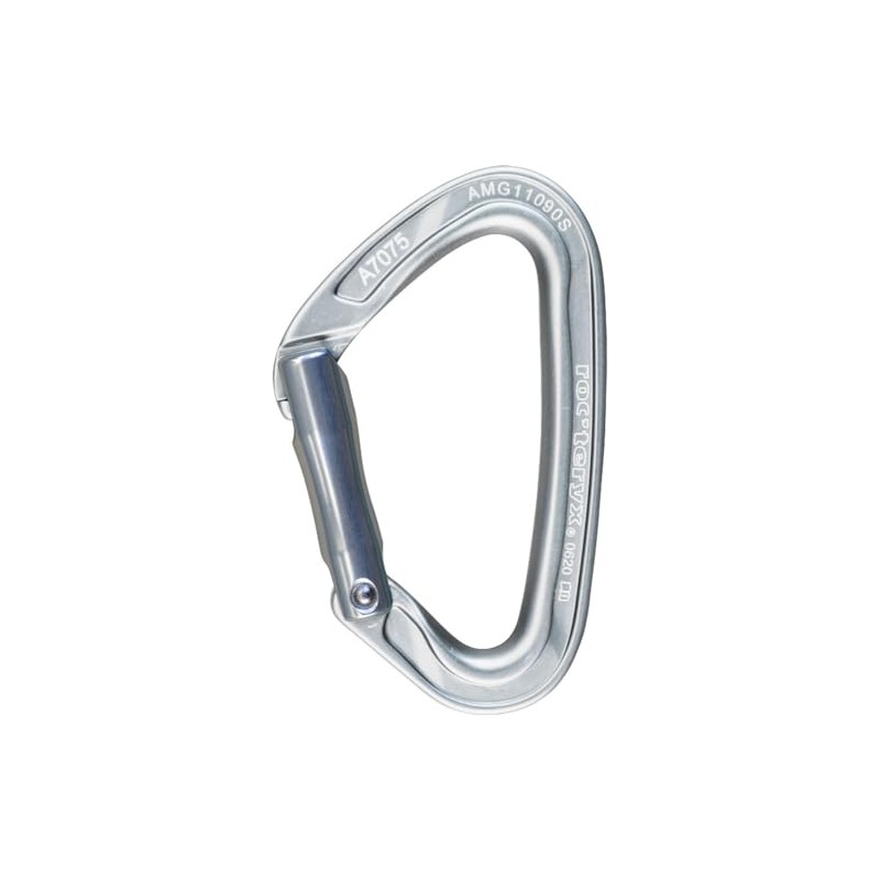 Loc'Teryx RTAMG11090 Climbing Climbing Carabiner Light Tech Nose Free Silver