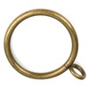 Antique Brass Curtain Rings with Eyelets for Up to 3/4-inch