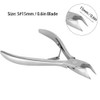 Pedicure Scissor Double Spring Nail Clipper Ingrown Toenail Dead Skin