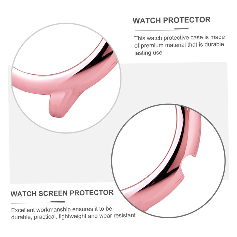 SHINEOFI 1Pc Frame Watch Case Compatible with Haylou Solar Durable